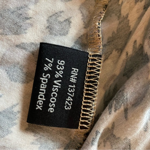 Leopard Print Long Sleeve Dress - Picture 4 of 5